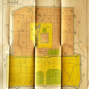 Sketch Map of Peking (1921)