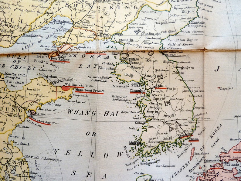 Johnston's Russo-Japanese War Map 1904 image 3