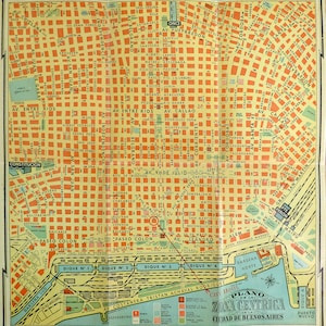Plan de la Zona Centrica de la Ciudad de Buenos Aires (c1940)