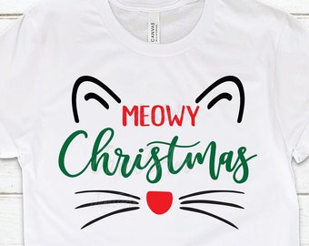 Download Christmas Cat Svg Etsy