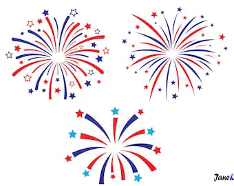 Fireworks 4th of july SVG,Fireworks svg,USA Firework America svg,silhouette cameo,Patriotic Day svg,Cricut file iron on,Independence day svg