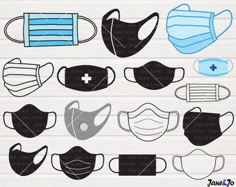 Mask Clipart Etsy