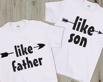 Like Father Like Son SVG,Like Daddy SVG,Father's Day, Digital Circut Cutting Files,baby t shirt,kids t shirt and dads t shirt svg, Clipart