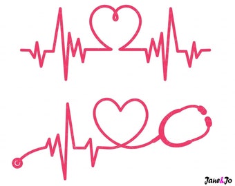 Download Heartbeat Svg Etsy