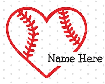 Baseball SVG,Baseball SVG Cut files,Baseball Heart svg for Silhouette,Softball files,Clipart Iron transfer Cricut,Shirt Baseball Stitches