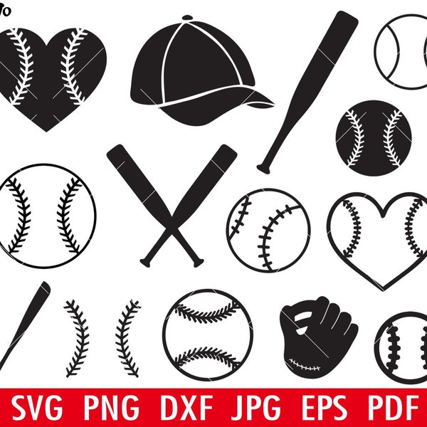 Baseball SVG,Baseball SVG Cut file,Baseball Monogram for Silhouette,Baseball Stitches Svg,DXF Bundle Softball Cricut,Baseball Clipart Vector