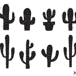 Cactus Svg Bundle, Cactus svg,Cactus Clipart, Cricut Silhouette,Cactus Cut files T-shirt Iron Transfer,Cactus Digital Print Cactus plant svg