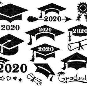 Graduation SVG ,Graduation Cap SVG,Graduation 2020 Svg Cut file,Graduation SVG Silhouette , Graduation Svg,Graduate svg,Graduation Hat svg