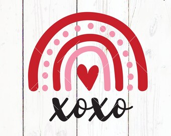 XOXO SVG, Xoxo Png Clipart Vector Valentines Day SVG Love, Digital ...