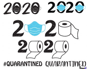 2020 Quarantined SVG,Toilet Paper Mask SVG ,2020 mask svg,Quarantine mask svg Clipart Circut Cut files,Funny cute svg T-shirt Stay home safe