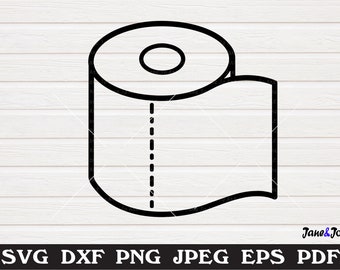 Toilet Paper Svg Etsy