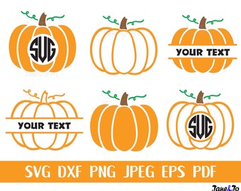 Download Pumpkin Monogram Svg Etsy