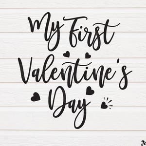 My First valentine SVG,Valentine&#39;s Day SVG,My First Valentines Day Svg,Vinyl Cricut,Little Girl Boy valentine Svg,Love Vector Clipart Heart
