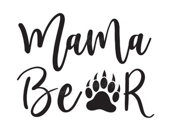 Download Mama Bear Paw Svg Etsy