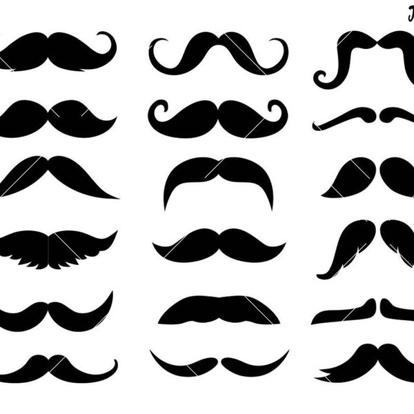 Mustache SVG,Mustaches Svg,Moustache Cutting File,Mustache clipart,Moustach svg files,Mustache svg vinyl,Mustache Silhouette Svg clipart svg