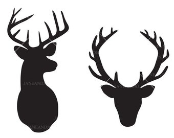 Download Deer Head Svg Etsy