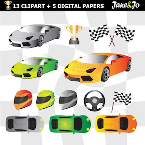 50% OFF SALE Race Car Clipart,Racing,Steering wheel Clipart,racing car vector, Helmet Vector ,Trophy Clipart ,Car Clipart ,Flag Clip art
