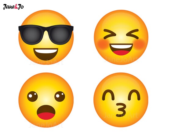 40 Emoji Clipart Emoji Clip Kunst Smiley Gesicht Emoji Etsy