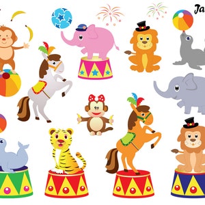 56 Circus clipart , circus clip art ,clowns clipart , circus printable , circus images , lion elephants monkey tiger Ferris wheel clipart image 2