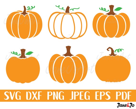 Download Pumpkin Svg Pumpkin Bundle Svg Fall Pumpkin Svg Silhouette Cameo Cricut Cutting Files Svg Files Pumpkin