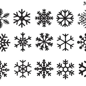 3D Snowflake SVG Bundle 1 9 Paper Snowflake SVG Templates Christmas  Snowflake SVG Cut File Paper Snow Svg 