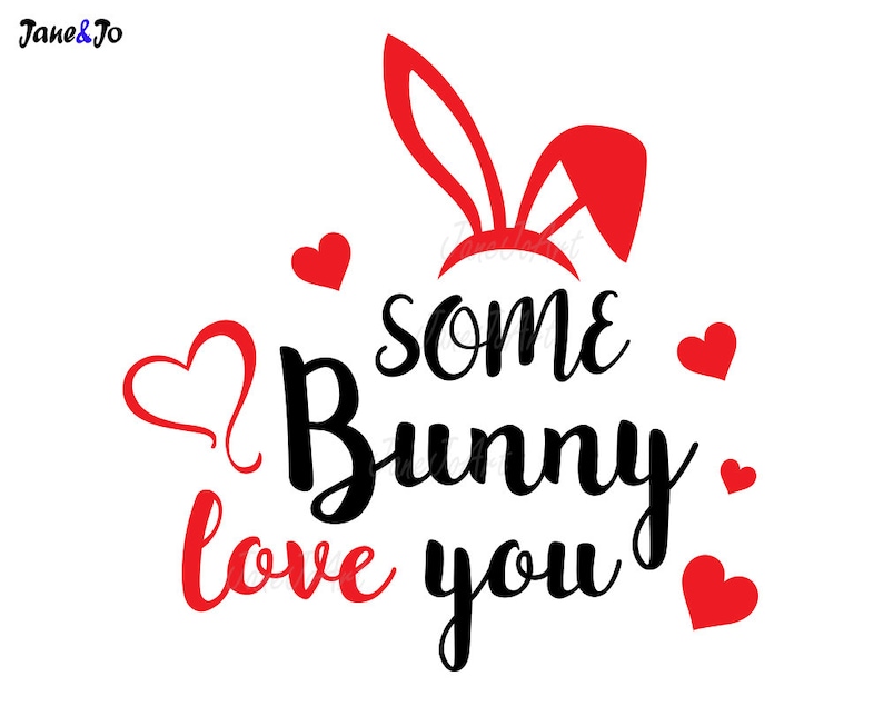 Some Bunny Love You SVG Bunny SVG bunny Silhouetterabbit | Etsy