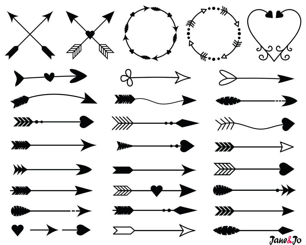 Download 31 Arrow SvgArrow ClipartArrow vectorDigital Cutting File ...