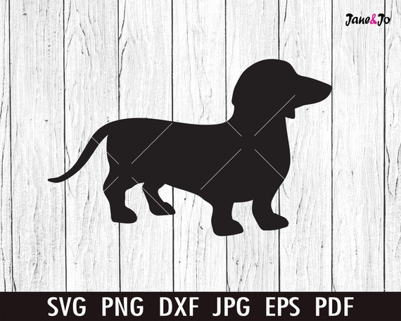 Love Dachshunds Svg Daschund Heart Svg Dog Weiner dog Svg Animal Svg Daschund SVG Daschund PNG Silhouette Cut Files Circut Clipart Shirt DXF