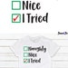 Naughty Nice I Tried Svg, Naughty or Nice Svg, Naughty svg, Nice Svg, Christmas SVG,Christmas Clipart, Christmas shirt svg cut files Circut 
