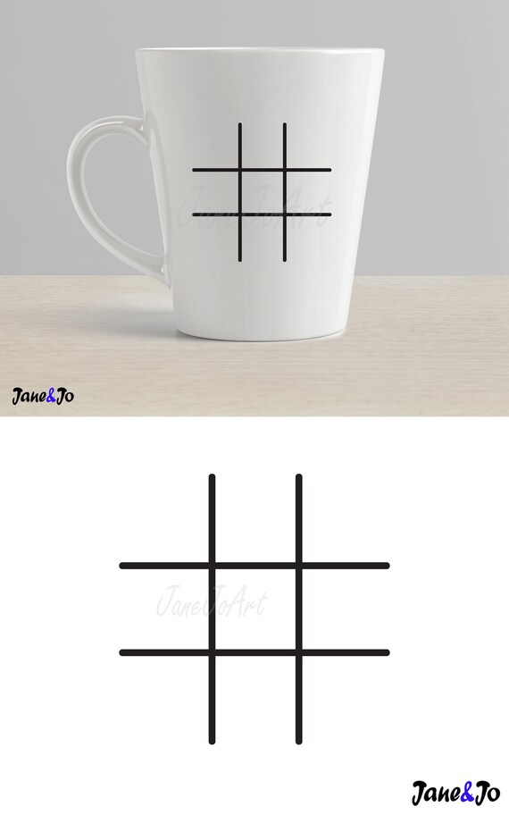 Tic Tac Toe Svg Tic Tac Toe Grid Svg. Vector Cut File for -  Norway