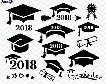 Graduation SVG ,Graduation Cap SVG,Graduation Svg Cut file,Graduation SVG Silhouette ,2018 Graduation Svg,Graduate svg,Graduation Hat svg