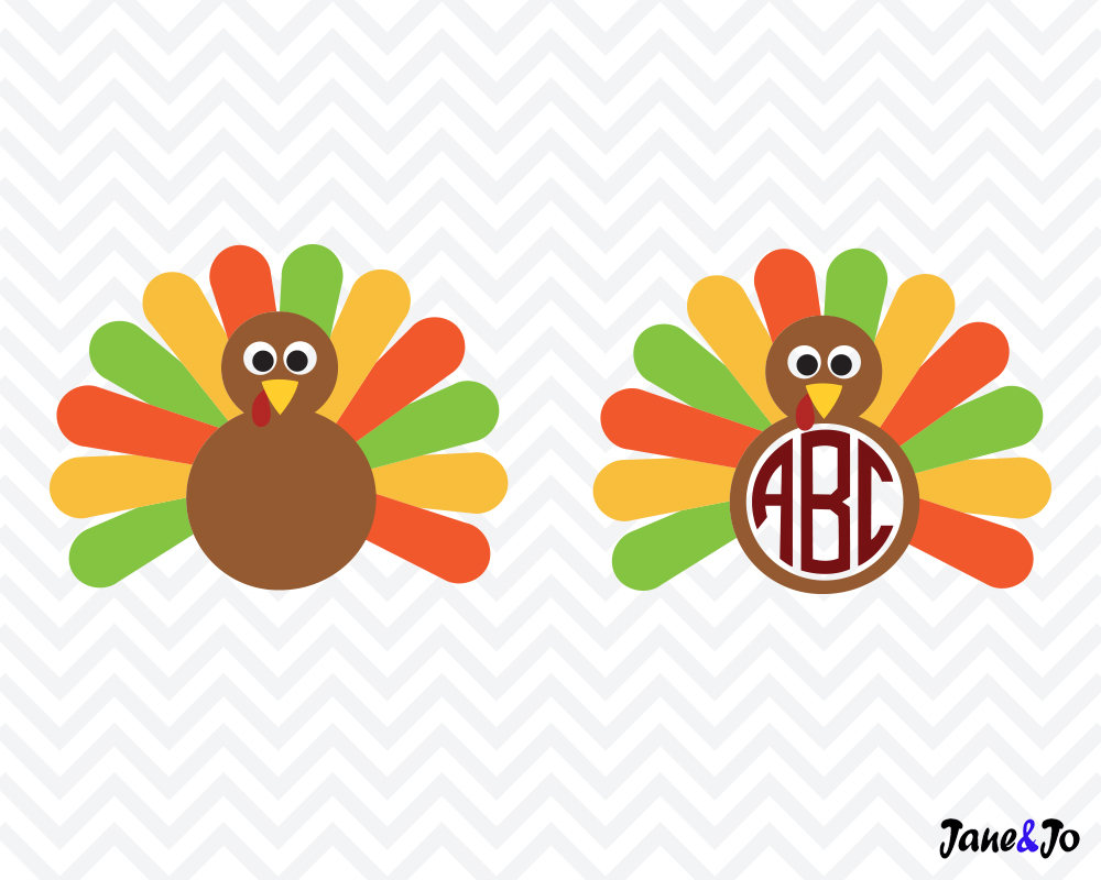 Download Turkey SVG turkey cut file svg Thanksgiving svg turkey | Etsy