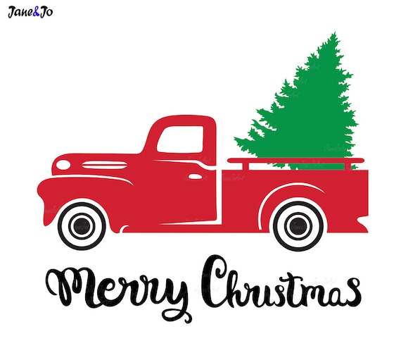 Free Free Svg Red Truck With Tree 492 SVG PNG EPS DXF File
