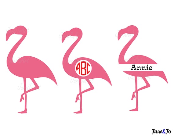 Download Flamingo Svg Flamingo Clip Art Pink Flamingo Vector Cute Etsy