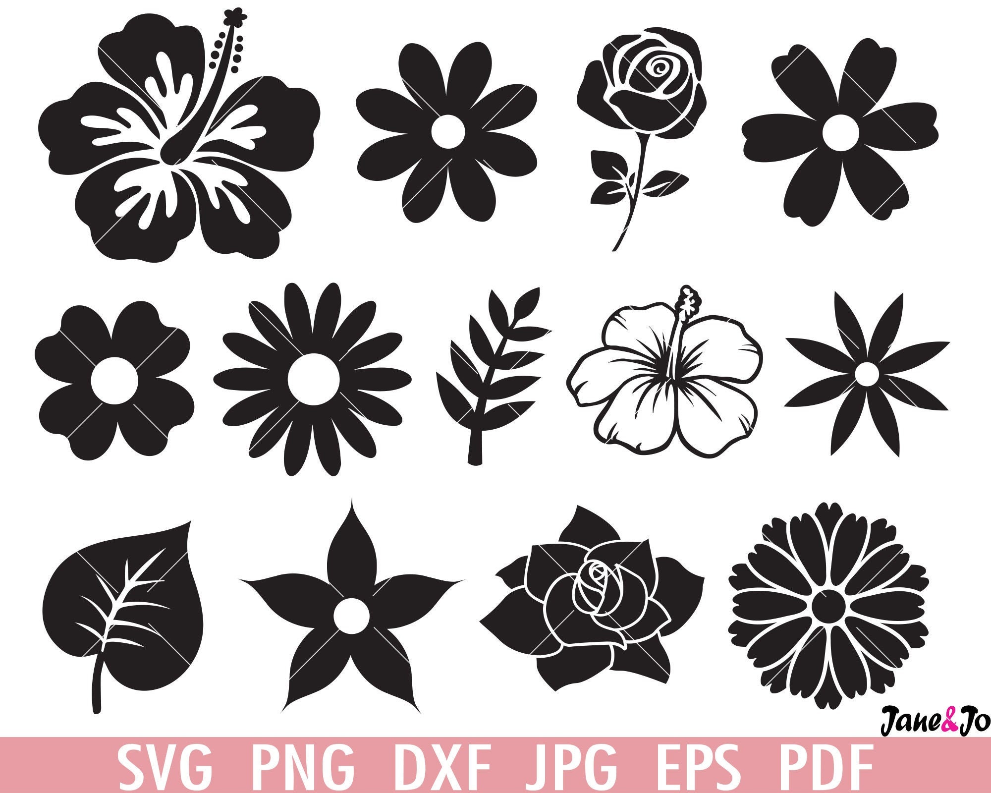 Flores En SVG