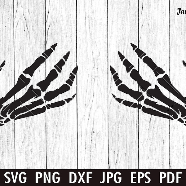 Skeleton Hands SVG, Skeleton SVG, Skull Skeleton Hand Clipart,Halloween Png Cute Halloween SVG, Cricut cutting files Skeleton svg Silhouette