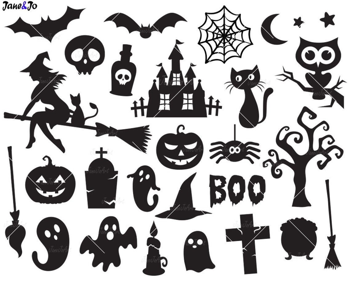 Download Halloween Svg Halloween Witch Svg Halloween Ghost Svg Halloween Vector Halloween Silhouette Halloween Svg Files Halloween