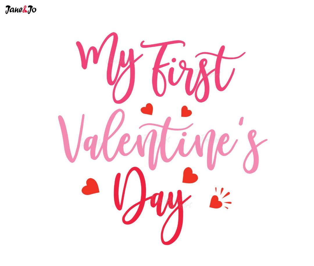 My First Valentine Svgvalentine’s Day Svgmy First - Etsy