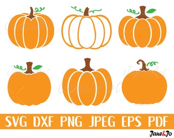 Pumpkin SVG ,Pumpkin Bundle Svg ,Fall Pumpkin Svg,Silhouette Cameo,Cricut, Cutting Files, Svg Files,Pumpkin clipart ,Pumpkin set svg,DXF EPS