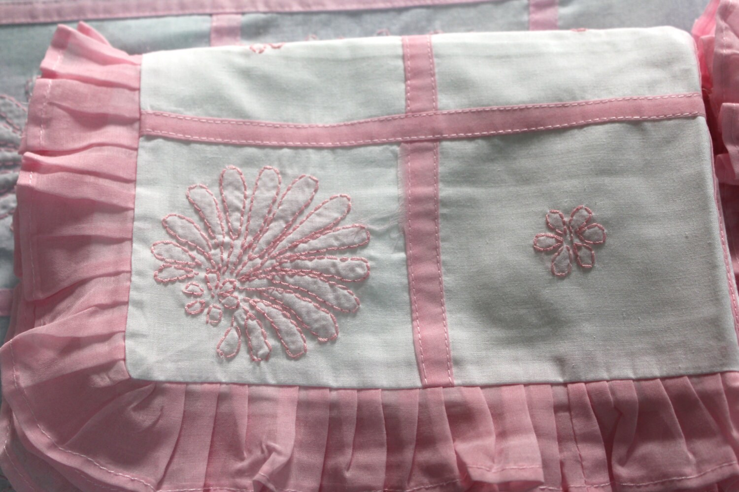 Bed Sheet Hand Crafted 100 Pure Cotton Chikankari Hand Etsy
