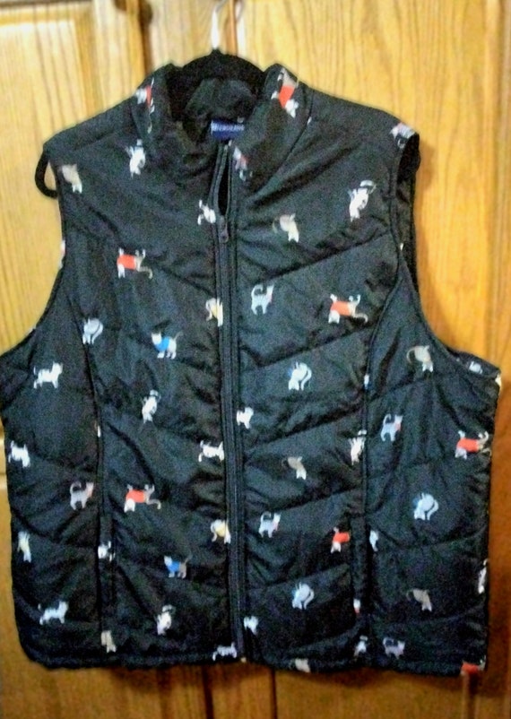 Quilted cat  vest - image 4