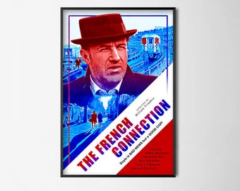 The French Connection - Alternative Film Poster // Wall Poster // Home Decor // Office Art