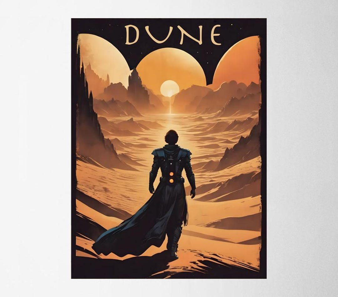 Dune Wall Art Poster // Sci-fi Print // Alternative Film Home Decor - Etsy