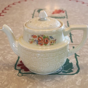 Vintage Drip-O-Lator Ceramic Coffee Pot without Metal Insert, Midcentury Tea Pot