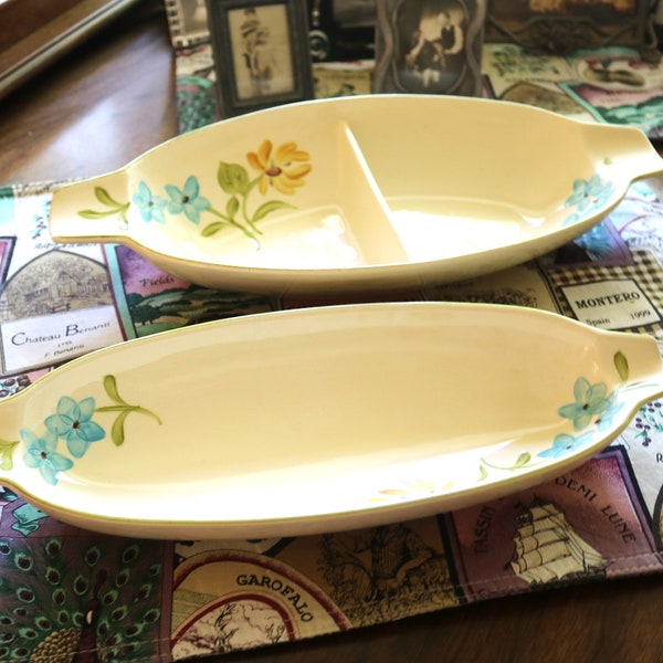 Fab Daisy Franciscan Vintage Serving Bowls 2-Piece Set, Franciscan Earthenware Gladding McBean