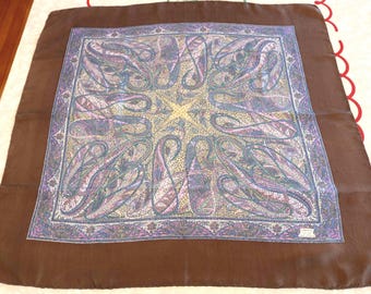 Vintage Liberty of London Paisley Scarf, British Fashion Accessory