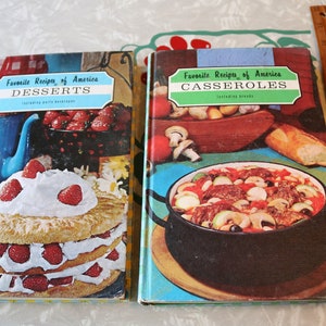 Favorite Recipes of America Desserts and Casseroles Cookbooks | Etsy