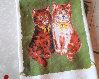 Adorable Cat Theme Tea Towel