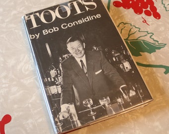 Toots Shor Memoir Book by Bob Considine, 1960s Bar Owner Biography