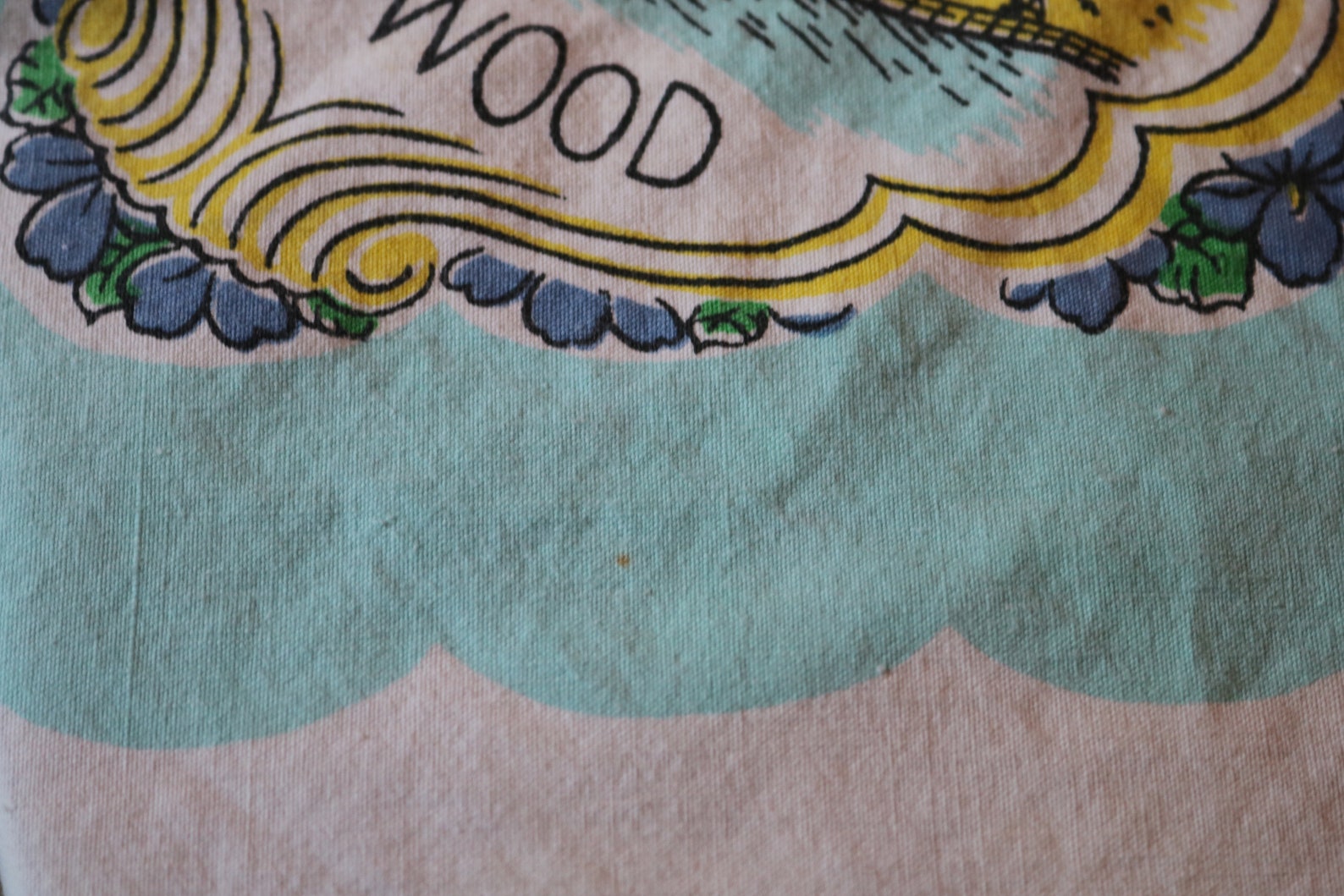 Vintage New Jersey Tablecloth NJ Souvenir Rare Garden State Etsy